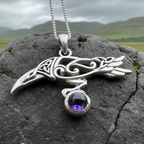 Celtic Raven Necklace