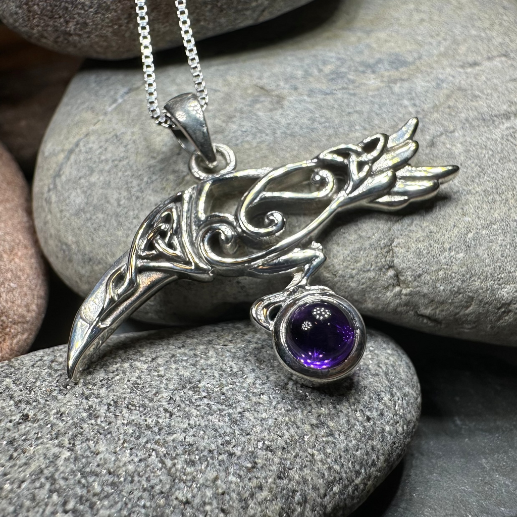 Celtic Raven Necklace