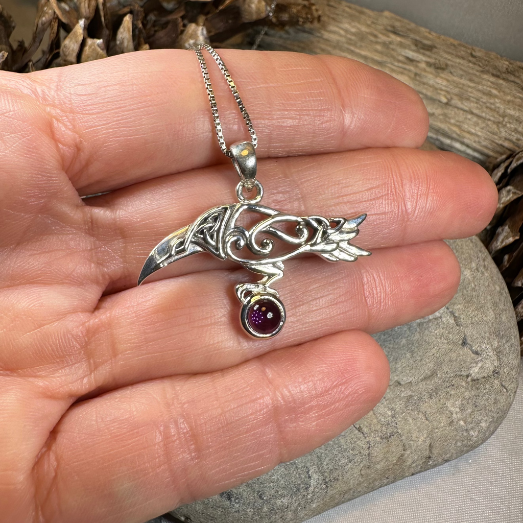 Celtic Raven Necklace