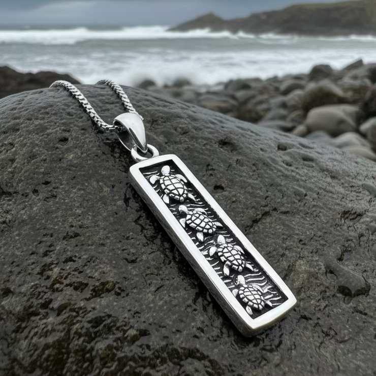 Hatchling Turtles Necklace