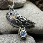Minerva Celtic Owl Necklace