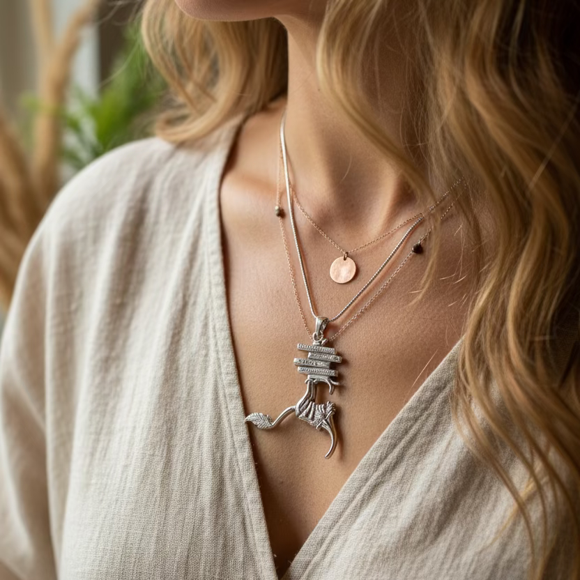 Book Lover Gnome Necklace