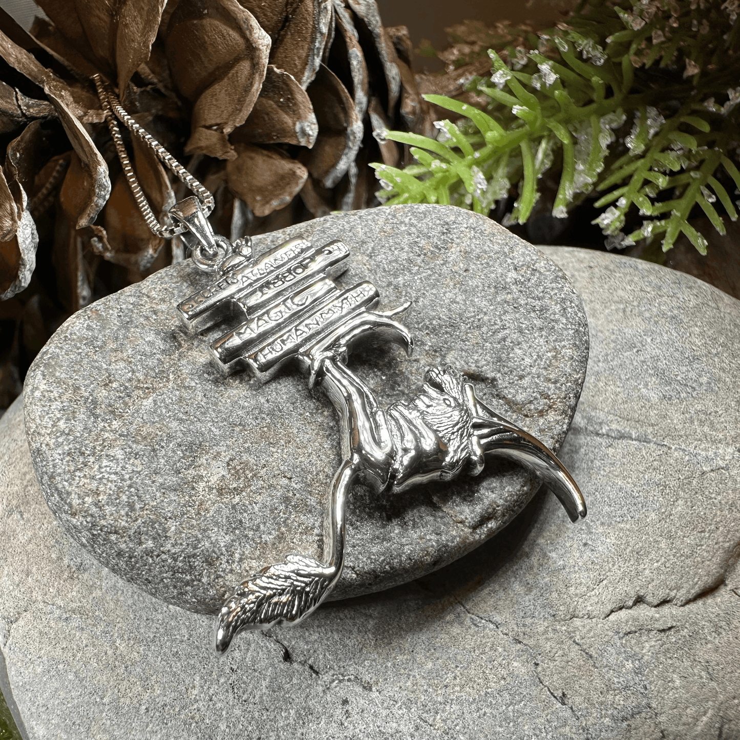 Book Lover Gnome Necklace - 18