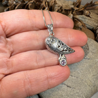 Minerva Celtic Owl Necklace