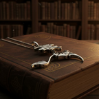 Book Lover Gnome Necklace