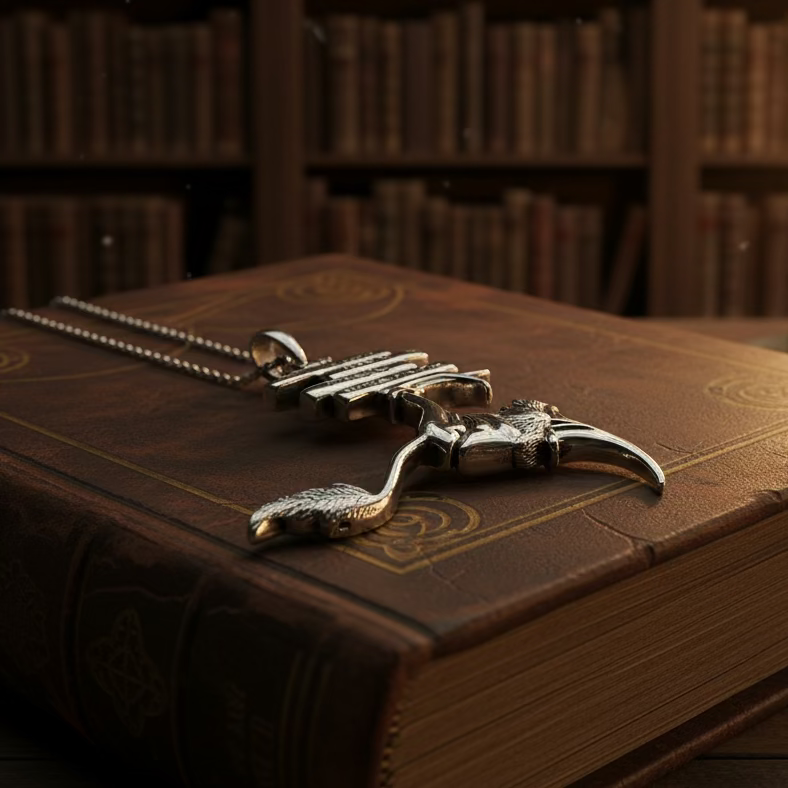Book Lover Gnome Necklace