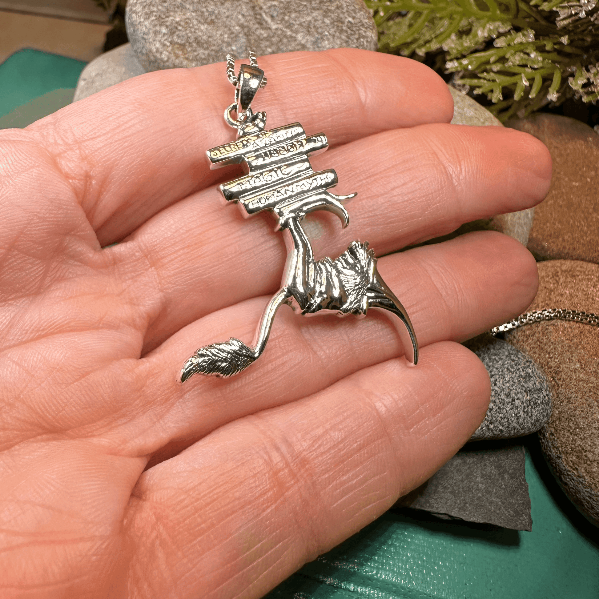 Book Lover Gnome Necklace - 18