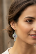 Celtic Cross Heart Earrings
