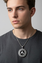 Large Celtic AA Sobriety Necklace