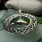 Large Celtic AA Sobriety Necklace