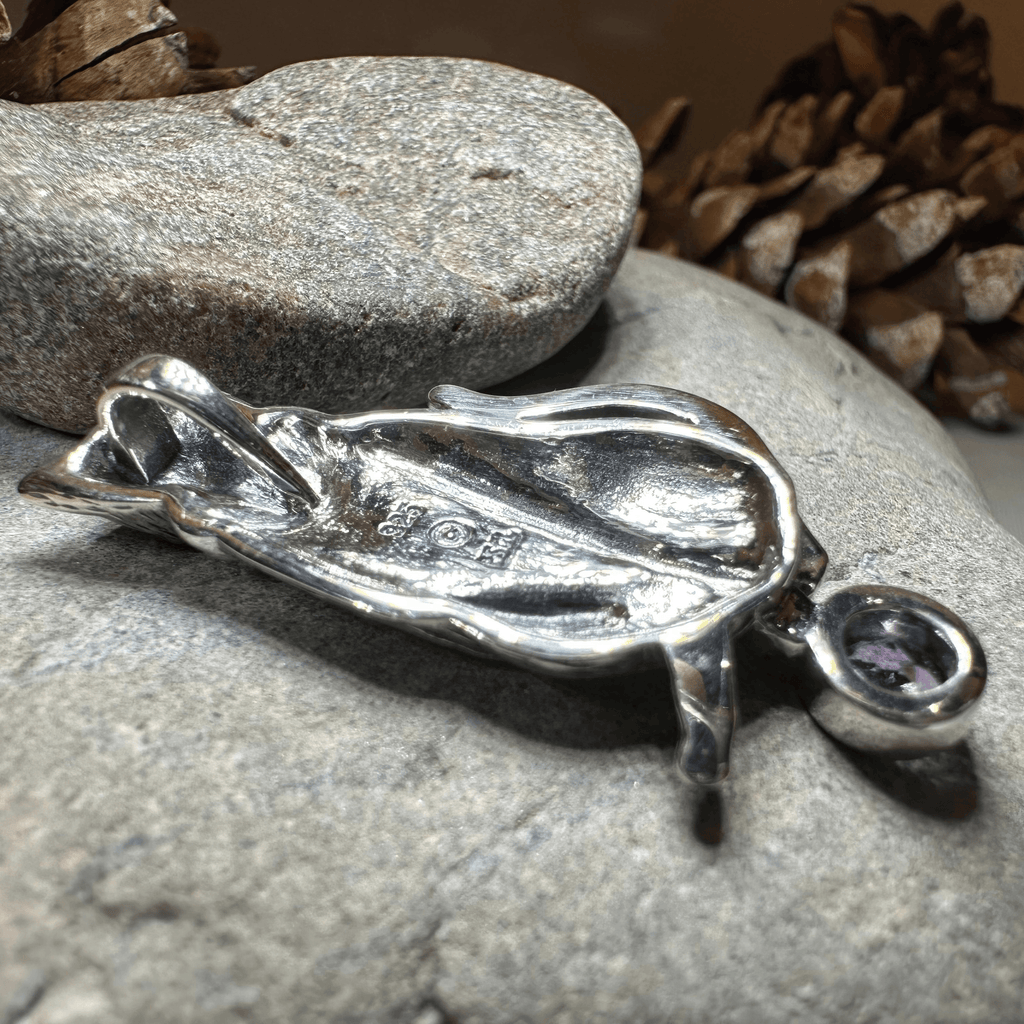 Playful Cat Necklace - Emerald Crystal / 18