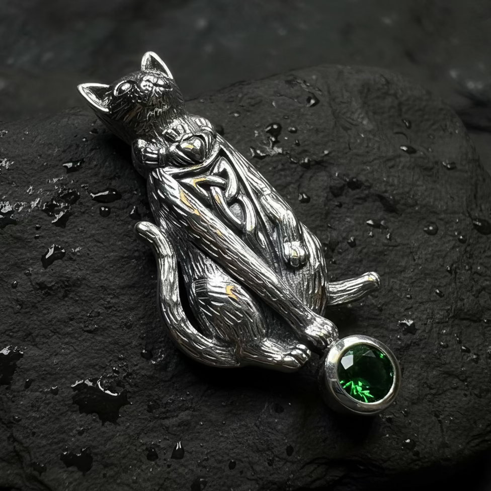 Playful Cat Necklace