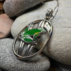 Enamel Frog Necklace