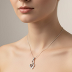 Celtic Cat Love Necklace