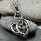 Celtic Cat Love Necklace