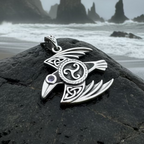 Astrid Celtic Raven Necklace