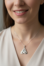 Vafara Triquetra Knot Necklace