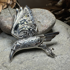Ashild Raven Celtic Necklace
