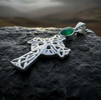 Eternal Light Celtic Cross Necklace