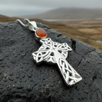 Eternal Light Celtic Cross Necklace