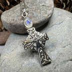 Eternal Light Celtic Cross Necklace