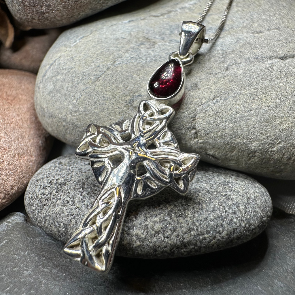 Eternal Light Celtic Cross Necklace
