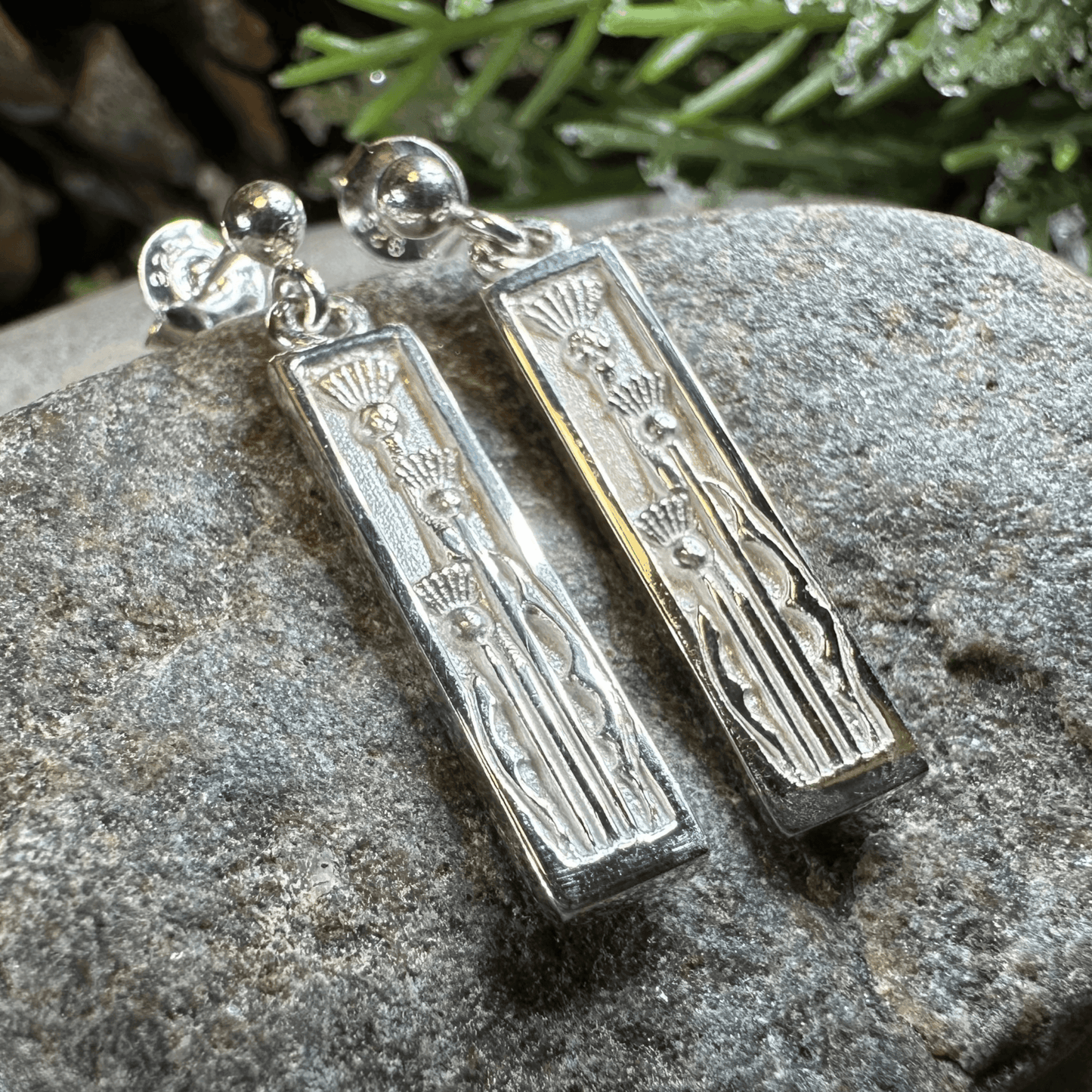 Ella Triple Thistle Earrings - 