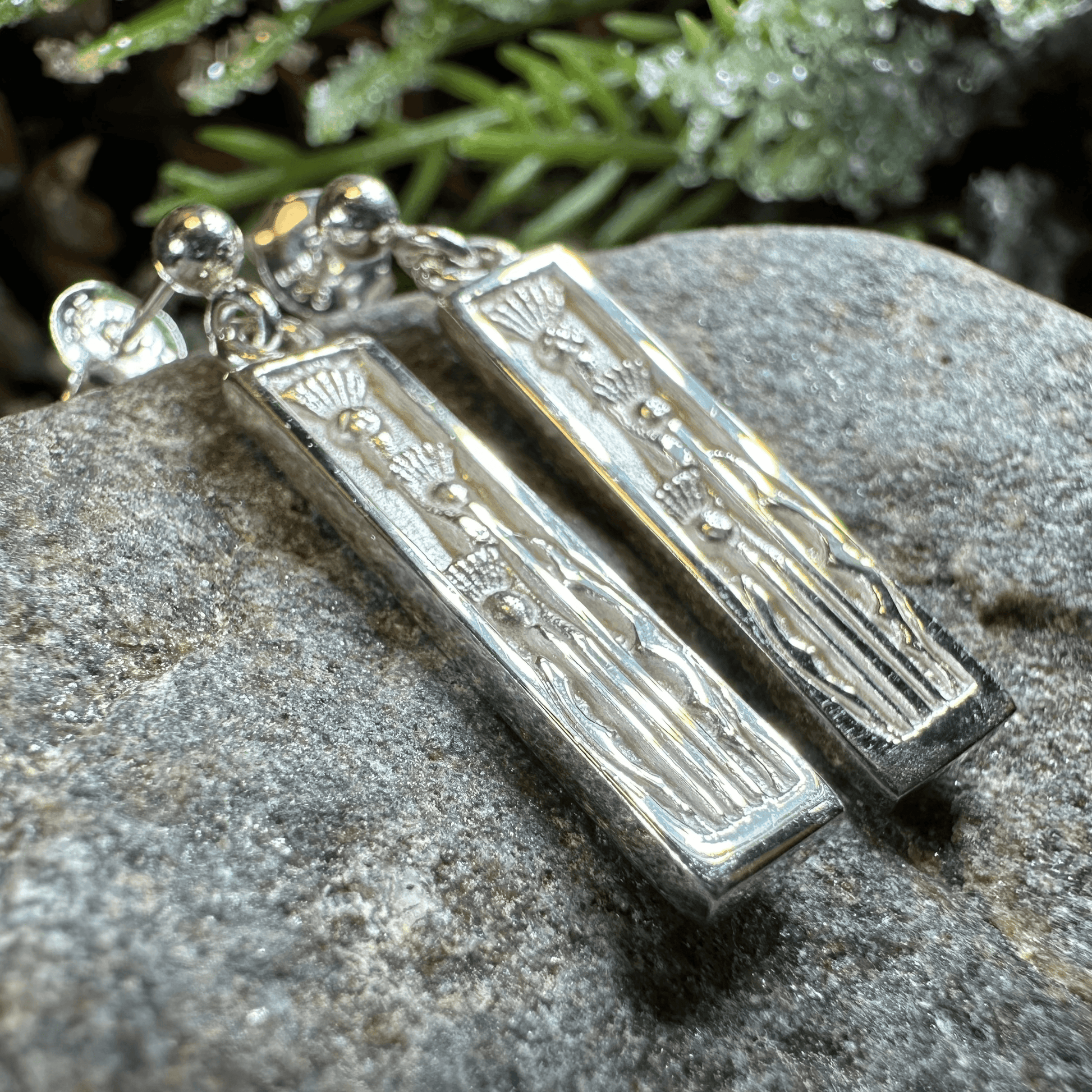 Ella Triple Thistle Earrings - 