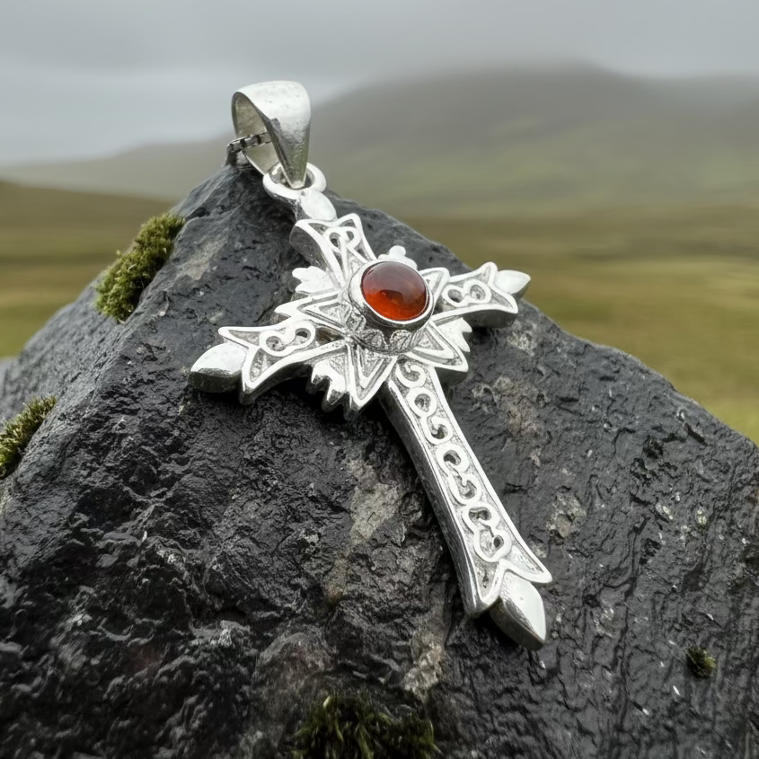 Dedication Celtic Cross Necklace
