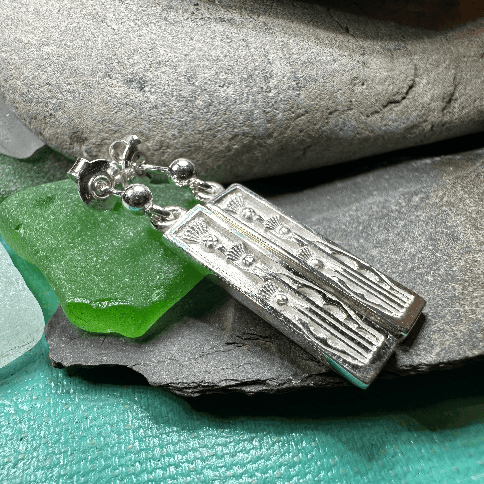 Ella Triple Thistle Earrings - 