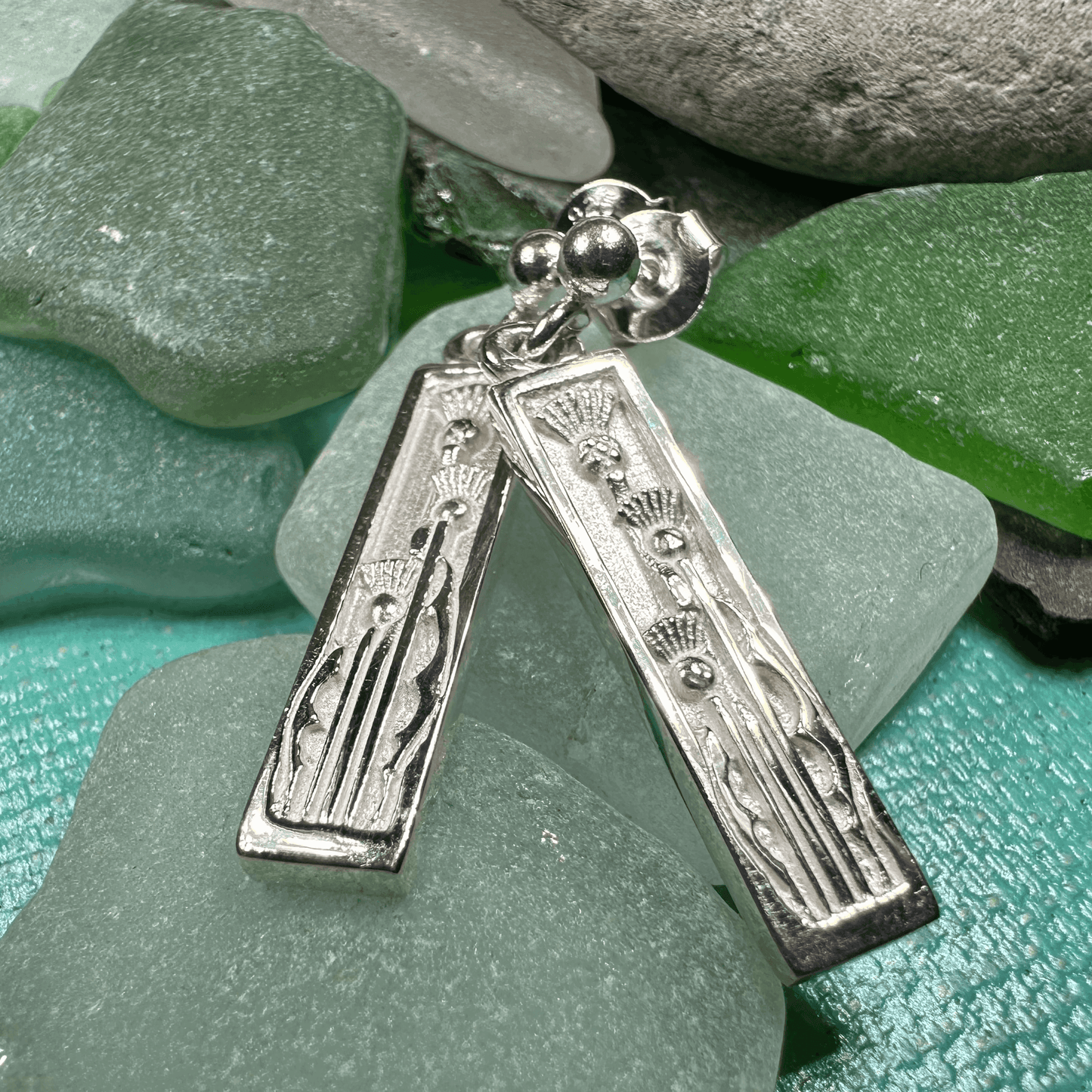 Ella Triple Thistle Earrings - 