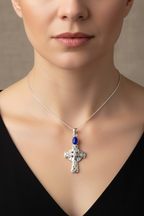 Eternal Light Celtic Cross Necklace