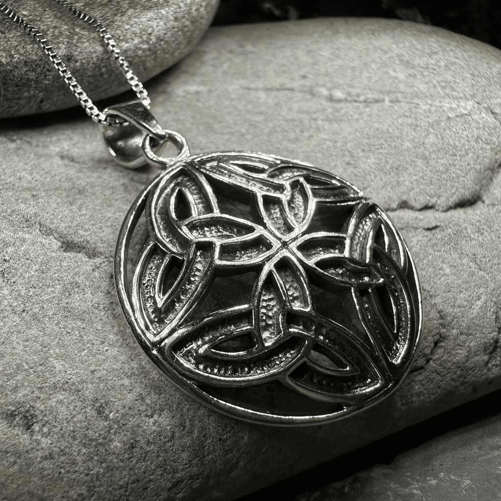 Power of Four Trinity Knot Necklace - 18