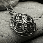 Power of Four Trinity Knot Necklace - 18