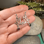 Forever Dove Earrings - Amethyst