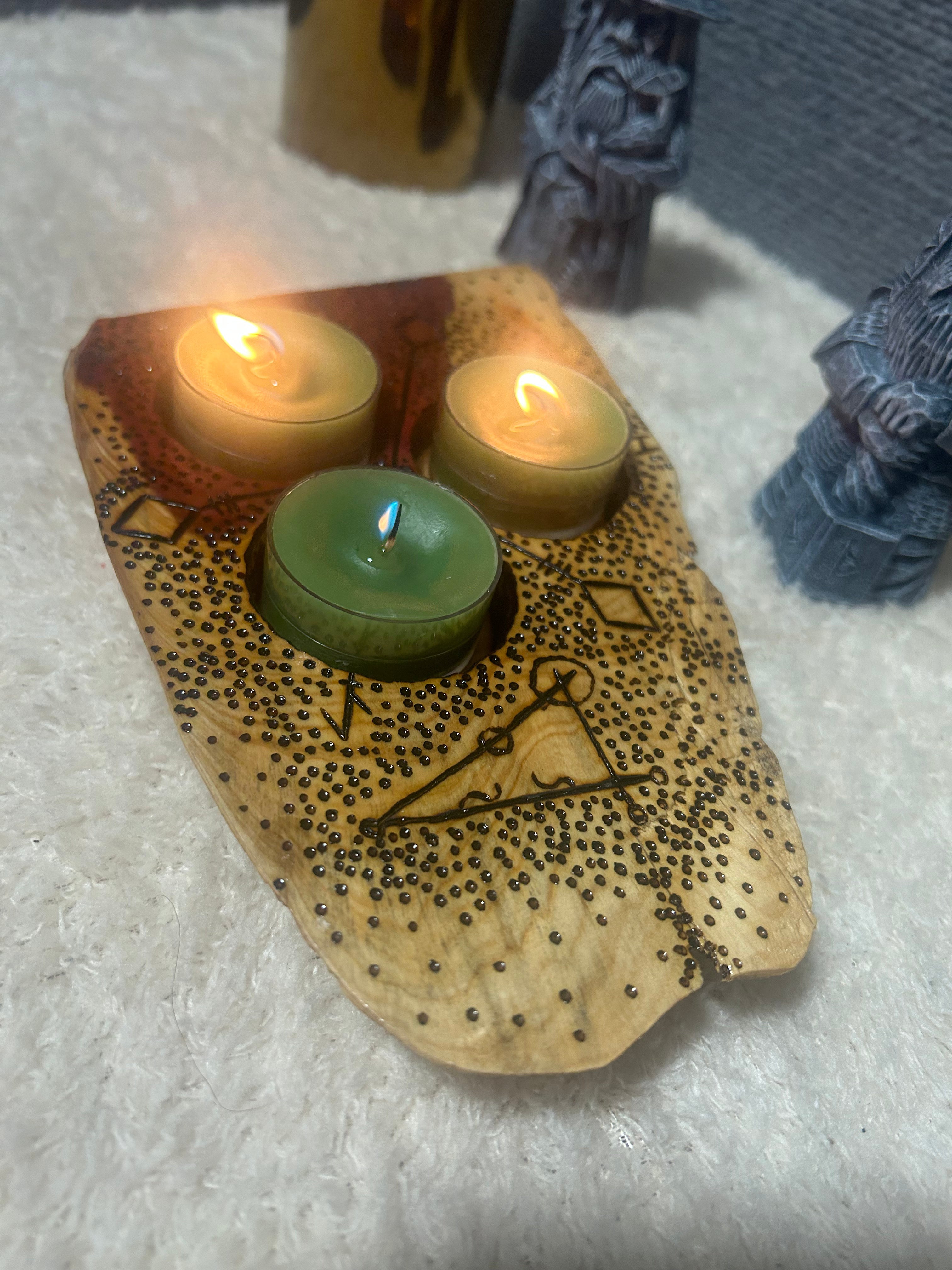 Viking Votive: Svefnthorn (sleep thorn) & Draumstafur (dreamstave)