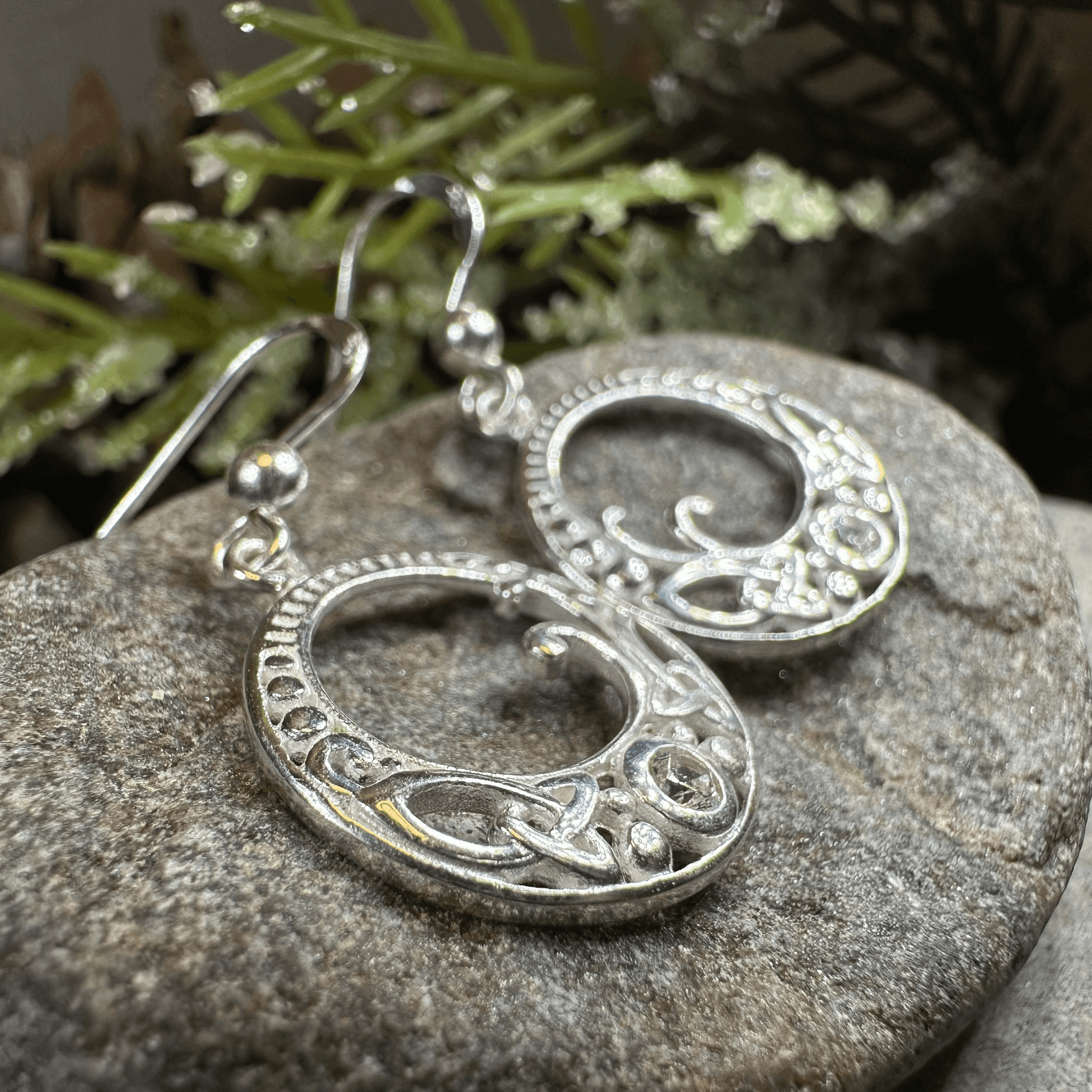 Zia Trinity Knot Earrings - 