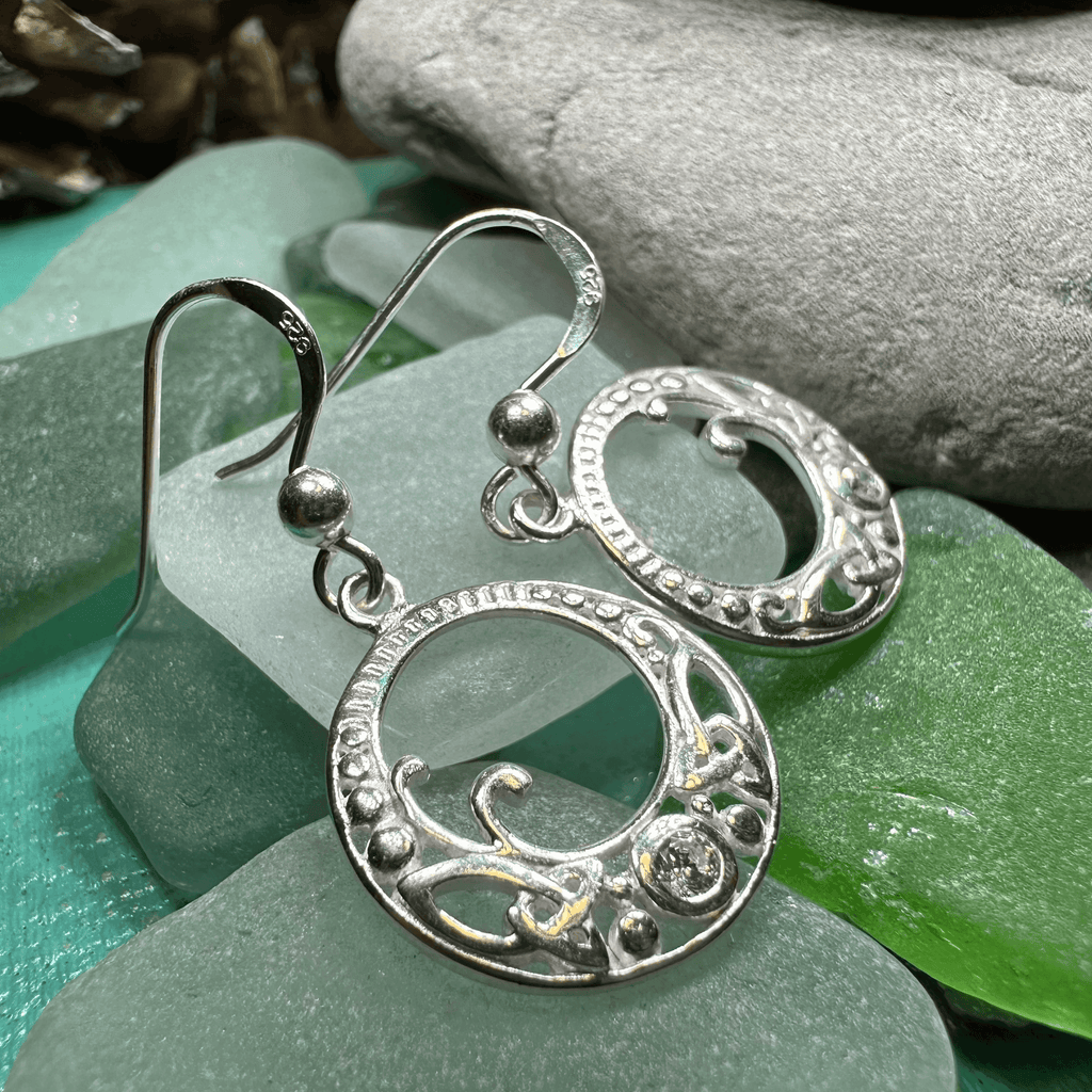 Zia Trinity Knot Earrings - 
