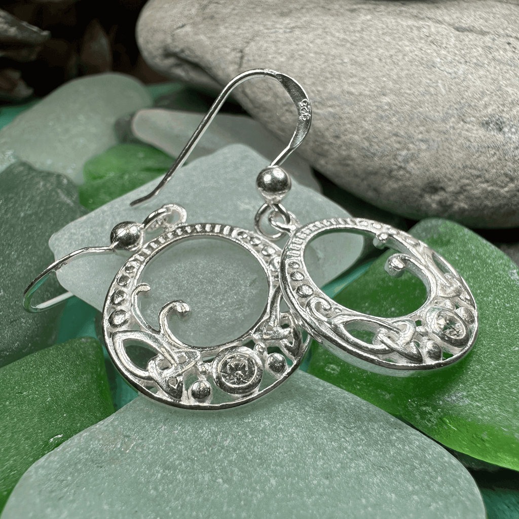 Zia Trinity Knot Earrings - 