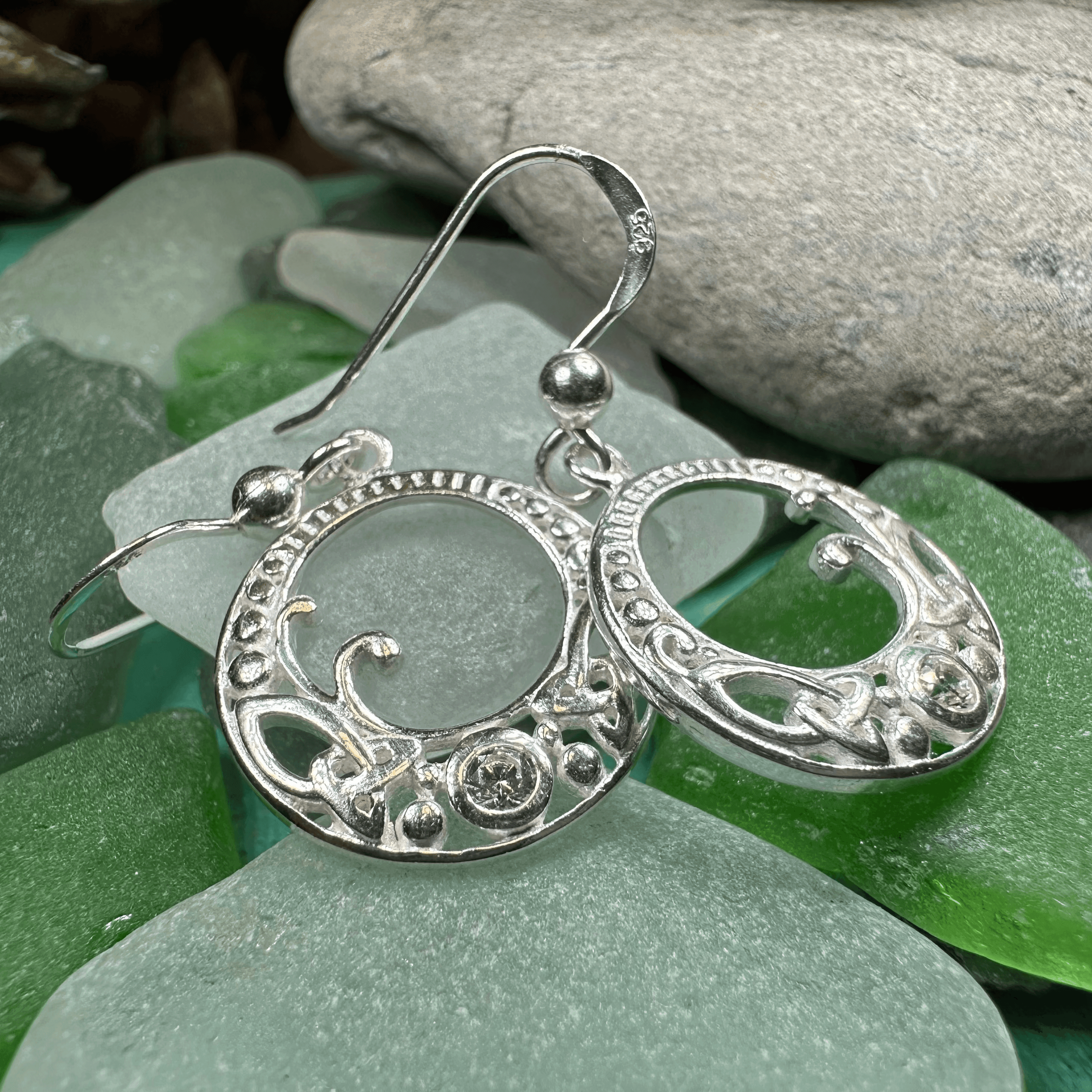 Zia Trinity Knot Earrings - 