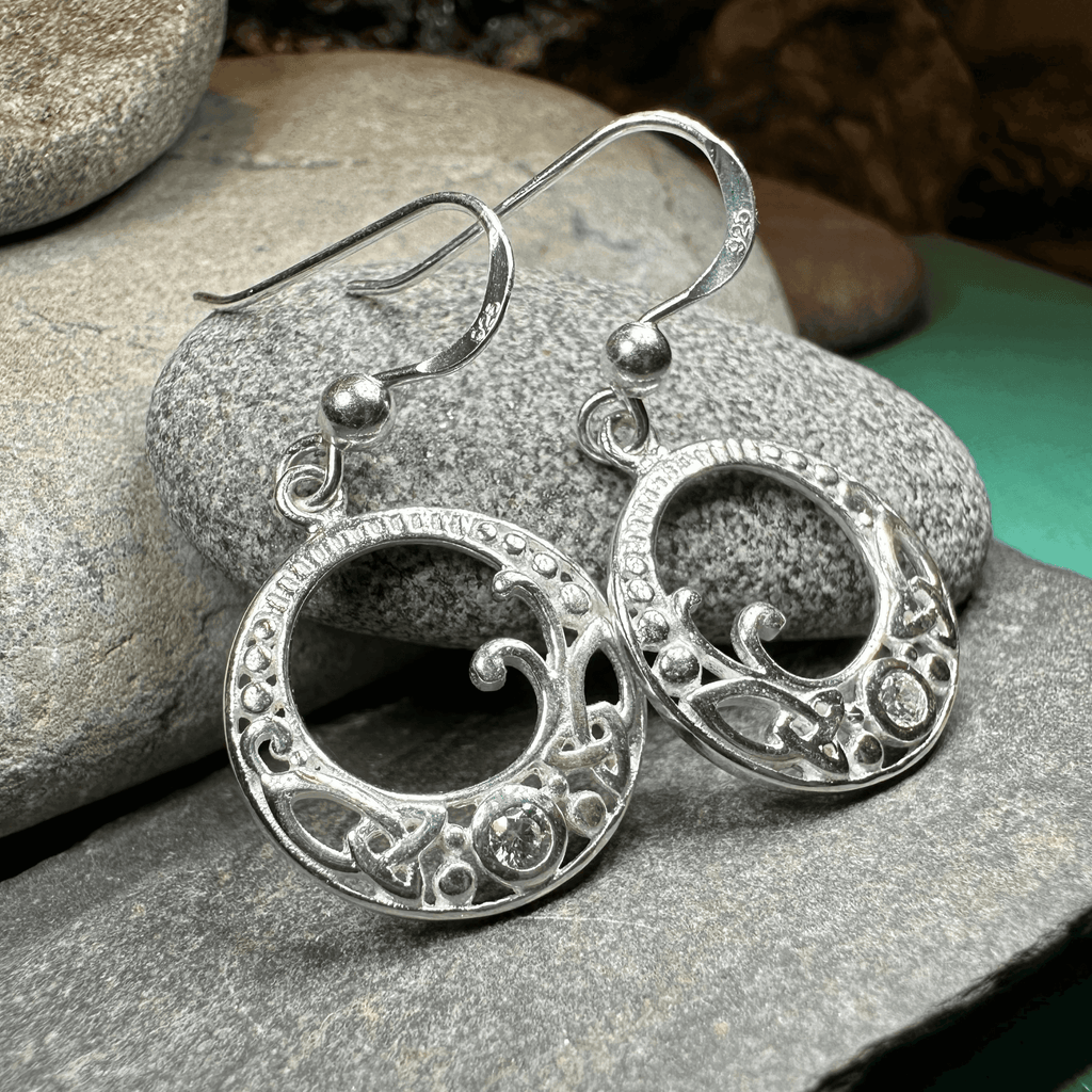 Zia Trinity Knot Earrings - 