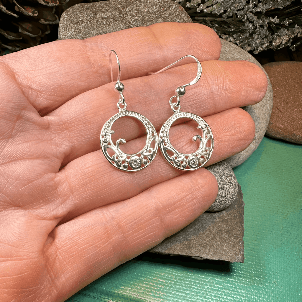Zia Trinity Knot Earrings - 