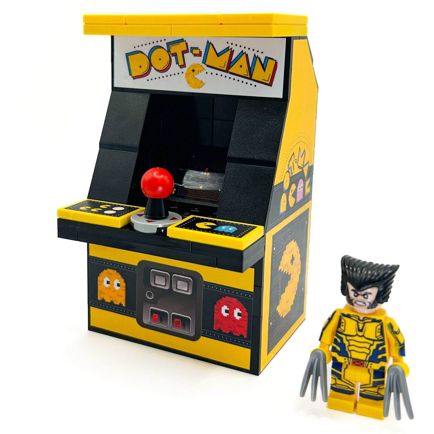 GIANT! Dot-Man Arcade Machine made using LEGO parts - B3 Customs - 