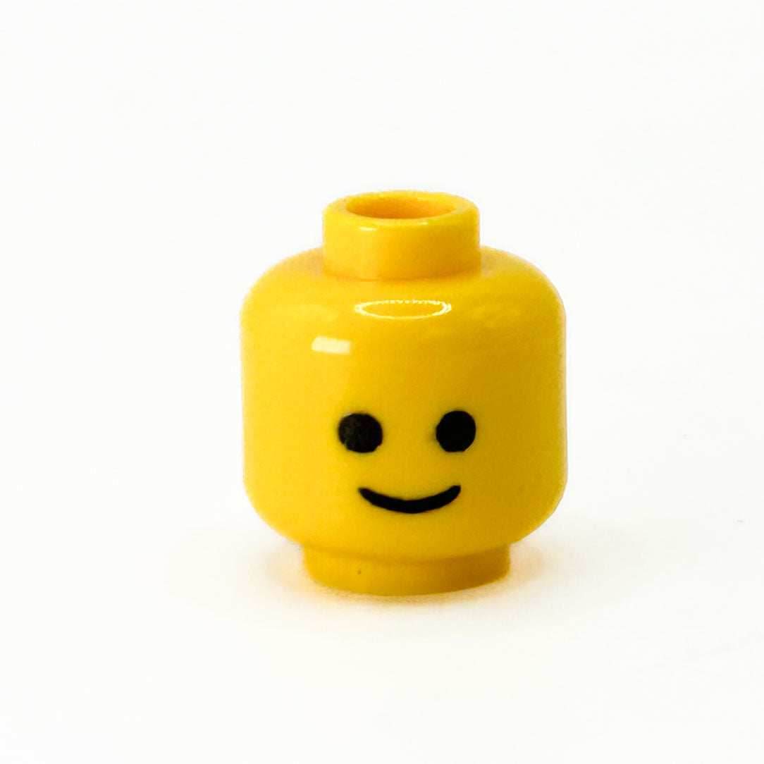 Custom Classic Smile Head - B3 Customs - Classic Yellow Flesh