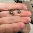 Celtic Spiral Stud Earrings