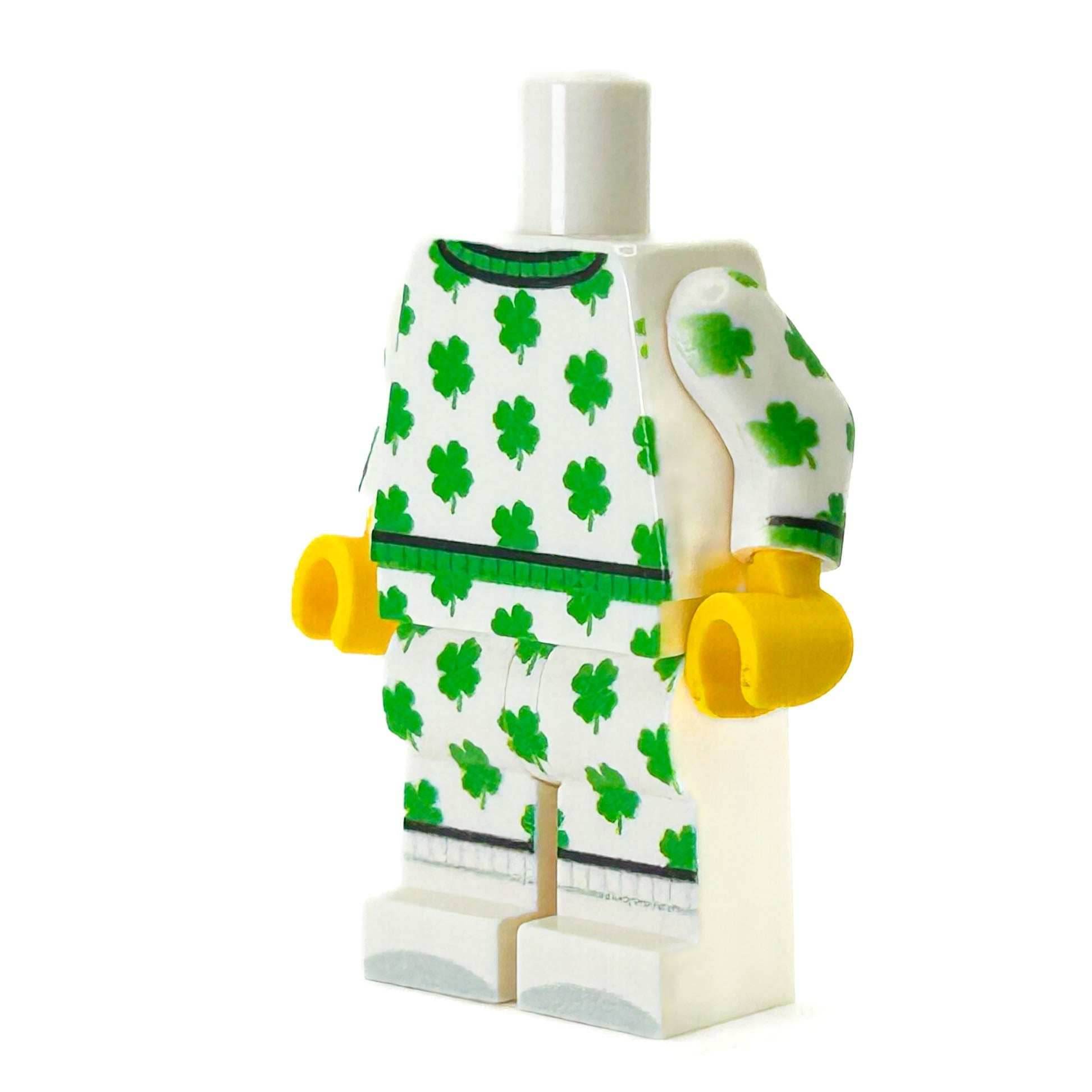 St. Patrick's Day PJs Minifig Body - B3 Customs - 