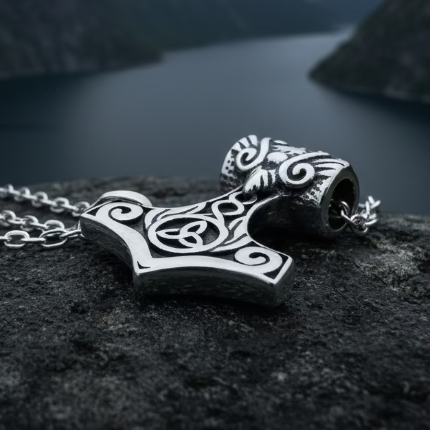 Thor's Hammer Celtic Necklace