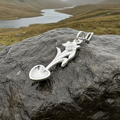 Welsh Daffodil Love Spoon Necklace