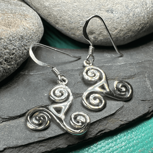 Malia Celtic Spiral Earrings - 