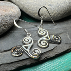 Malia Celtic Spiral Earrings
